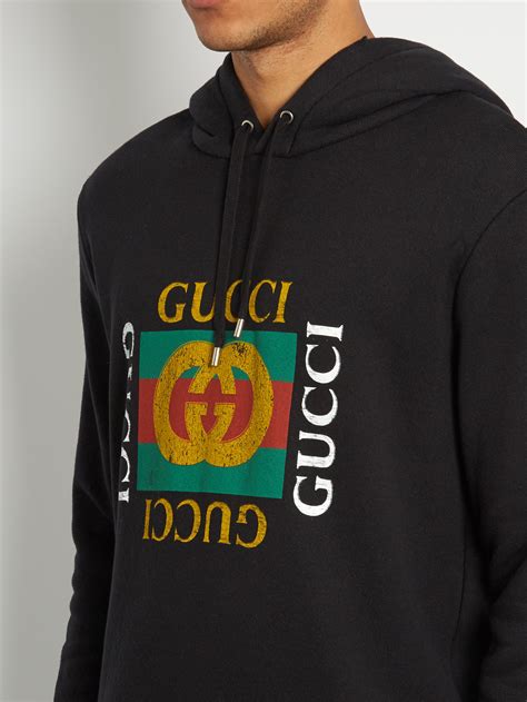 gucci black sweaters|black gucci hoodie.